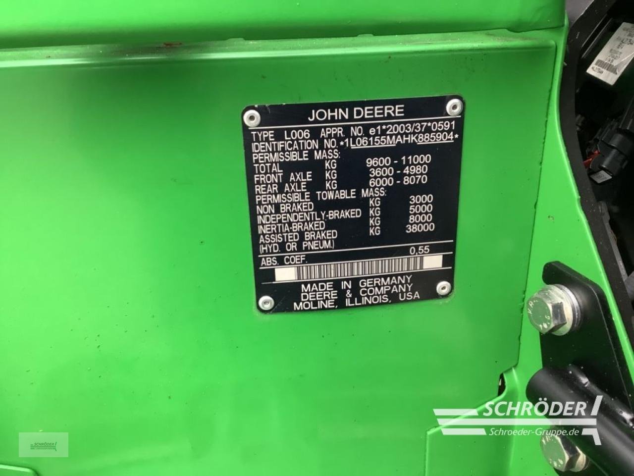 Traktor типа John Deere 6155 M | FZW | NUR 2298 STUNDEN !!, Gebrauchtmaschine в Völkersen (Фотография 3)